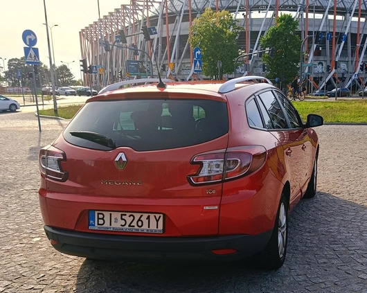 Renault Megane cena 33000 przebieg: 67000, rok produkcji 2015 z Białystok małe 154
